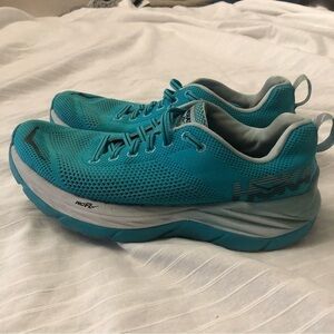 HOKA ONE ONE PRO FLY MACH TURQUOISE SNEAKERS size 8.5